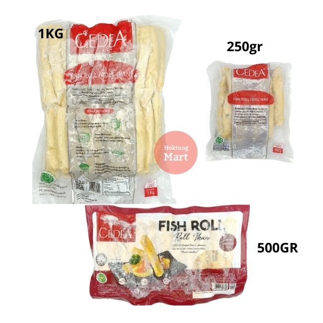 

Cedea Fish Roll / Fishroll Row Roll 1KG/500GR/250GR