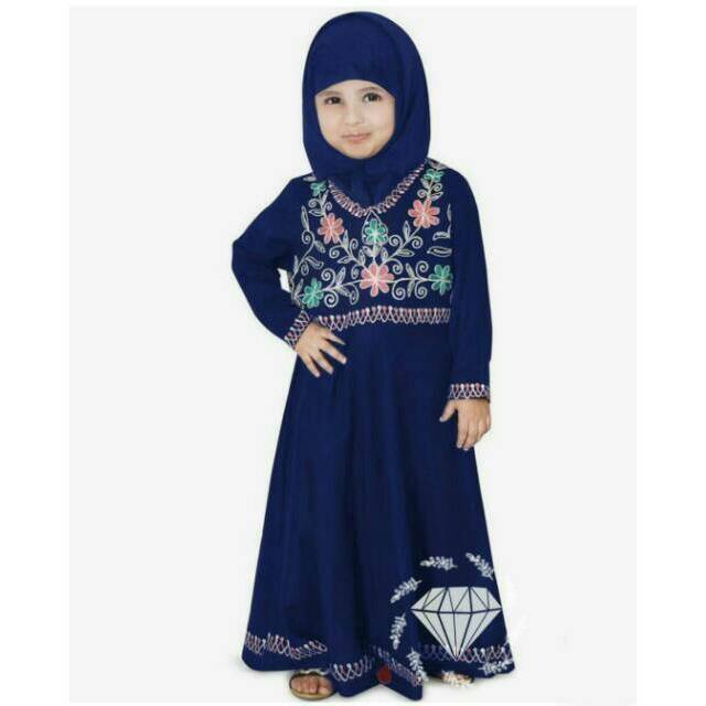 BAJU GAMIS ANAK PEREMPUAN USIA 7TAHUN 8TAHUN 9TAHUN TERBARU 2021 GROSIR BAJU ANAK SYARI KHAWLA KID