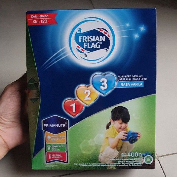 Frisian Flag 123 Primagro 1+ susu anak 1-3 tahun VANILA / MADU / COKLAT 360gr