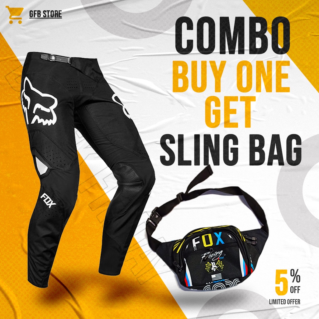 motocross motorcycle pants and motocross sling bag | Celana cross | celana trail | sling bag cross