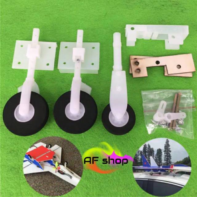 SU27 Assembly KT Board Landing Gear DIY Steering Wheel Landing