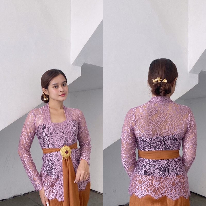 Jual Kebaya Brokat Metalic Kebaya Bali Brokat Metalic Kebaya Jadi