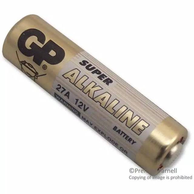 Baterai GP Alkaline 27A ORIGINAL A27 MN27 Alkaline Battery 12 Volt Batrai Batre Remote Mobil Pagar Kamera Sensor dll