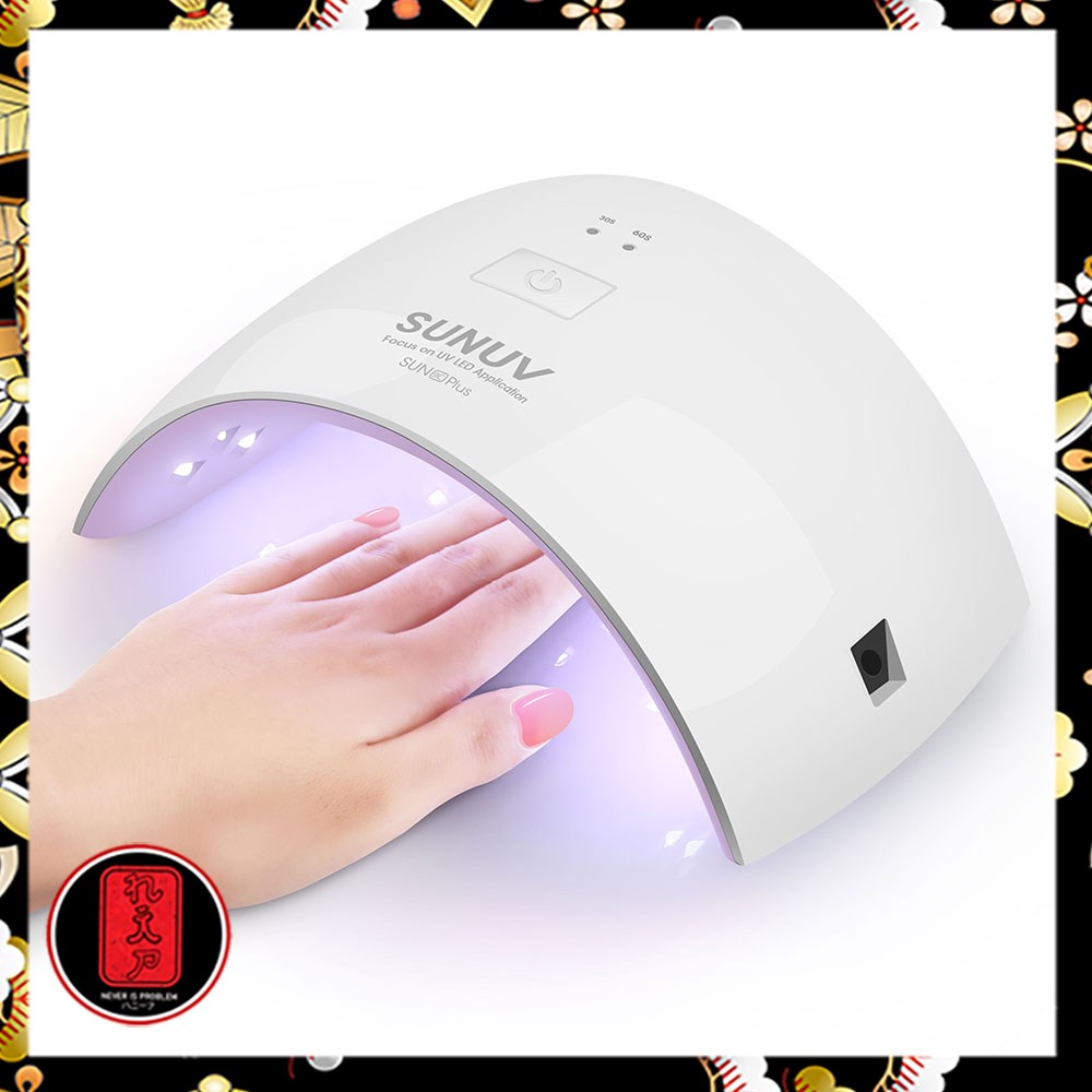 SUNUV Pengering Kutek Kuku UV Nail Dryer 18 LED 36W - SUN9c Plus - White