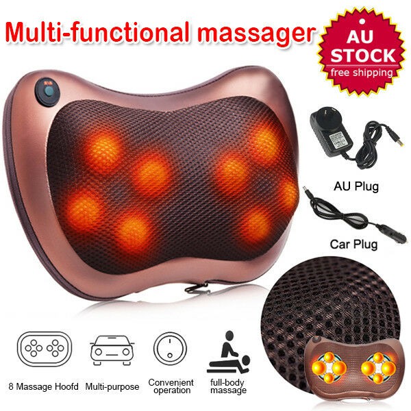 CAR &amp; HOME MASSAGE PILLOW - BANTAL PIJAT LEHER PUNGGUNG KAKI PORTABLE