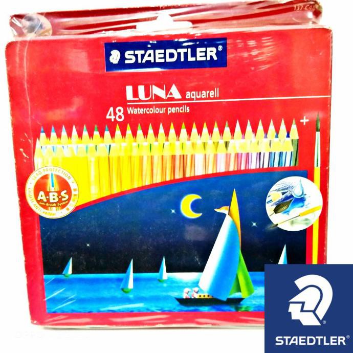 

(PERALATAN MENGGAMBAR) PENSIL WARNA STAEDTLER WATERCOLOUR 48 WARNA TERBARU