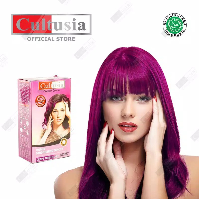 Cultusia Hair Color Grape Purple 5/67 30 ML