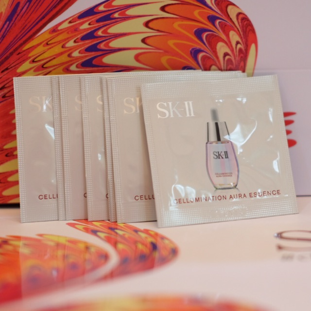 SK-II sample new user ( 2pc Genoptics Aura Essence Sachet + Skinpower sachet isi 3 )