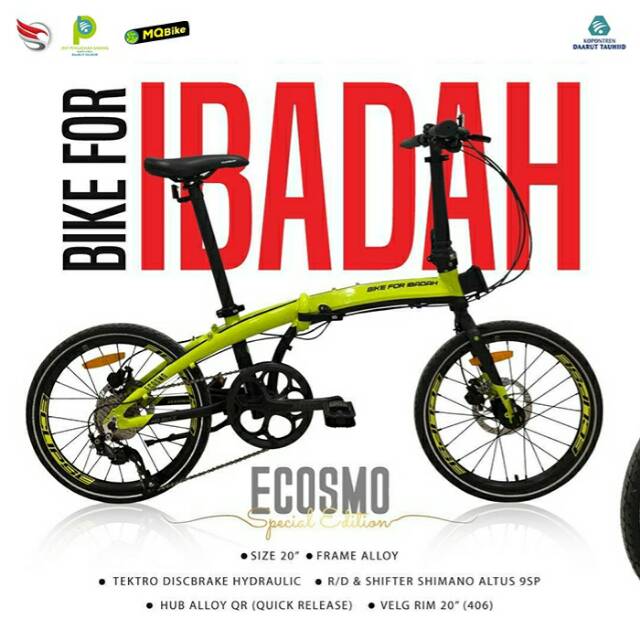 Ecosmo 9sp Bike For Ibadah | Shopee 