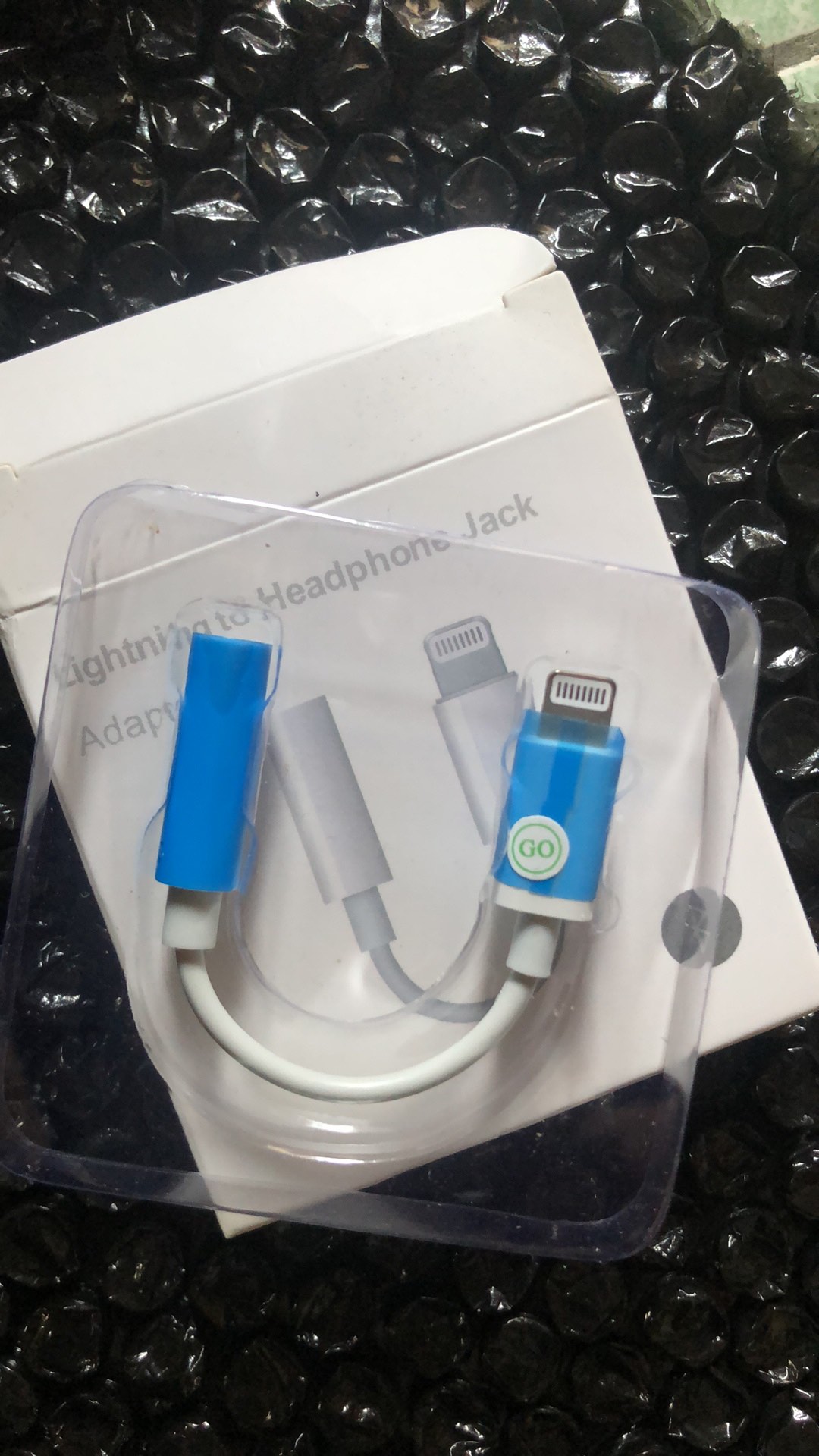 Lightning To 3.5mm Headphone Jack Aux Adapter For Iphone Bluetooth Sambungan Handsfree