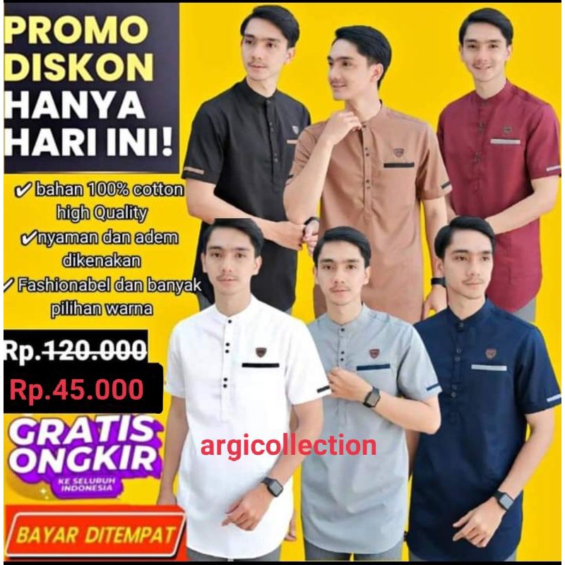 baju Koko kurta bahan toyobo murah