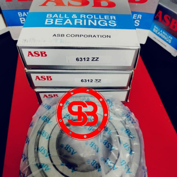 Bearing / Laker / Laher 6312 ZZ ASB