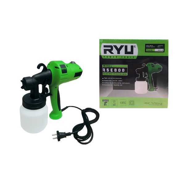 RYU RSE 800 Spray Gun Elektrik Spray Gun Electrik RSE 800 Murah Original / Semprotan Cat Listrik Spray Gun Electrik RSE 800 Paint Gun Elektrik Electrik RSE800 MURAH ORIGINAL BERGARANSI