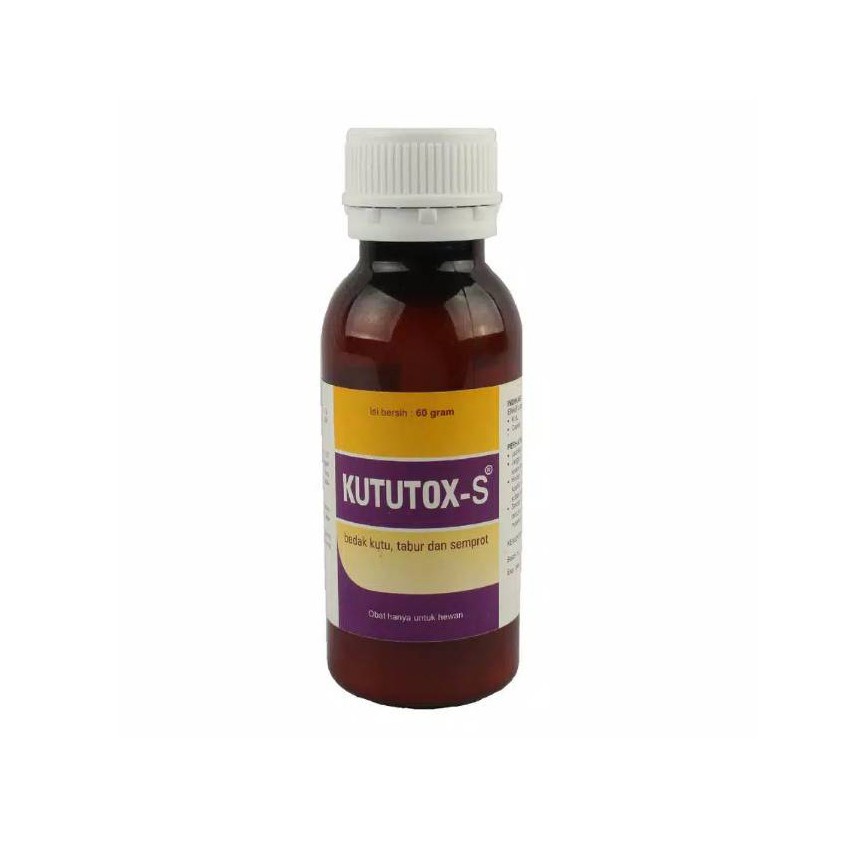 Kututox-S Obat Kutu Semprot Hewan Anjing Kucing Burung