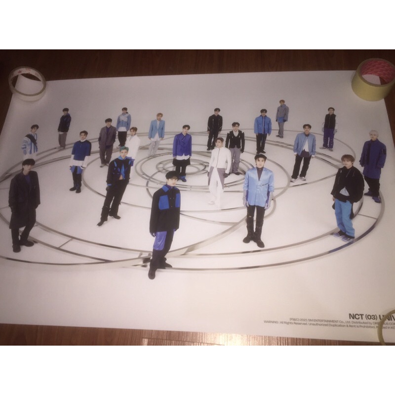 POSTER NCT UNIVERSE JEWEL CASE OFFICIAL NCT2021 NCT 2021