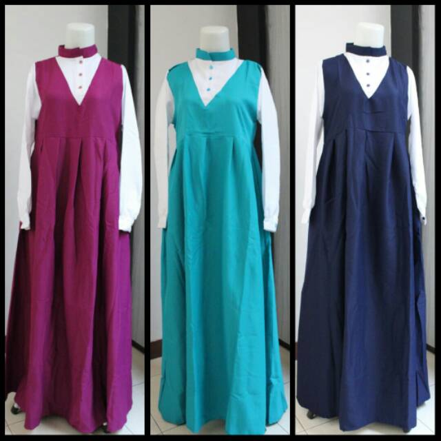 Gamis syari arabian crepe