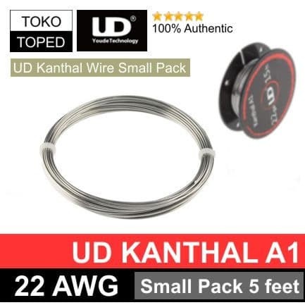 Authentic UD Kanthal A1 Wire 22 AWG | Small Pack Edition 5 Feet kantal