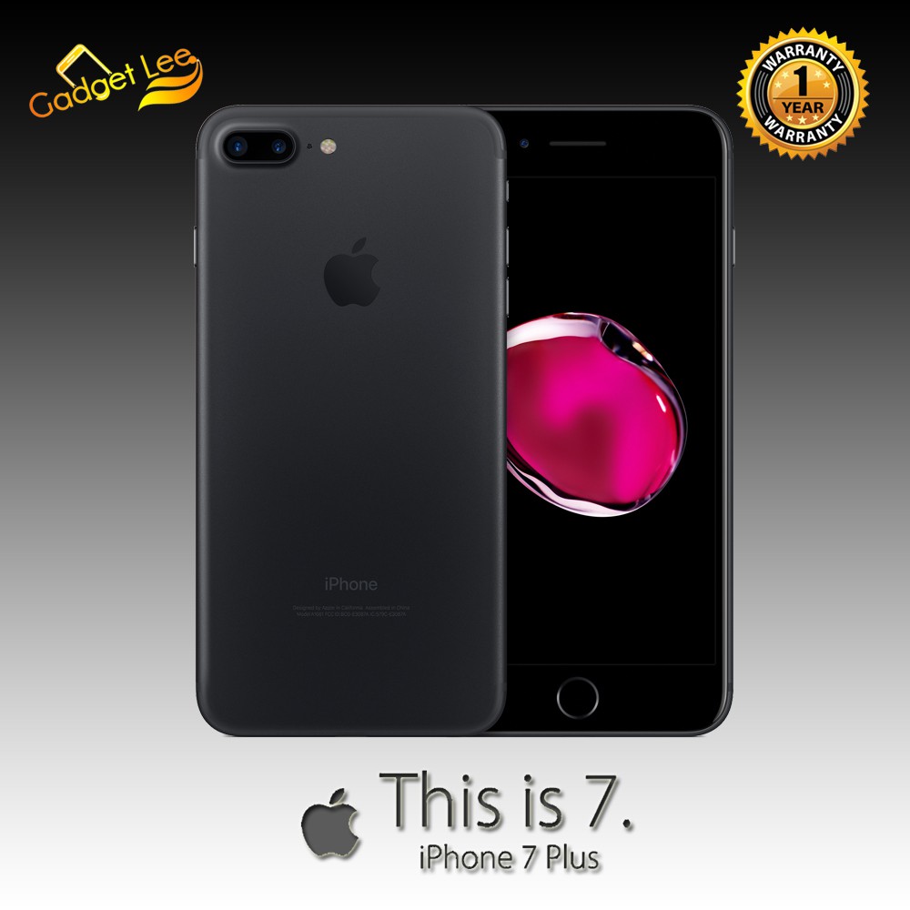 Apple Iphone 7 Plus 32gb Black Matte Garansi Distributor 1 Tahun