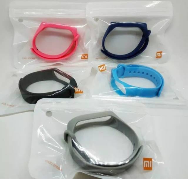 Silicone strap xiaomi mi band 3 Gelang tali silikon rubber case