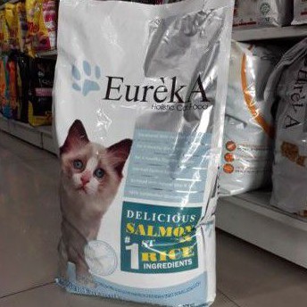 Grab Gojek Eureka Kitten Holistic Salmon 9.07kg - Makanan Kucing Eureka Kitten