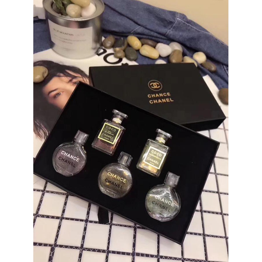 Sale Chanel Box Mini/Chanel Parfum Miniatur/Chanel Paris/Chanel Gift Isi 5 Terbaru