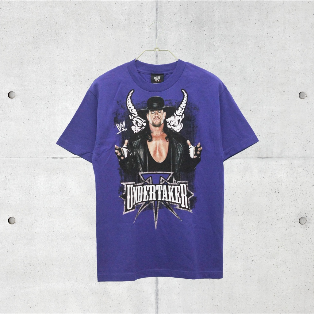 Baju Kaos WWF Smackdown Official Original WWE Wrestling (Undertaker Presence) Tshirt