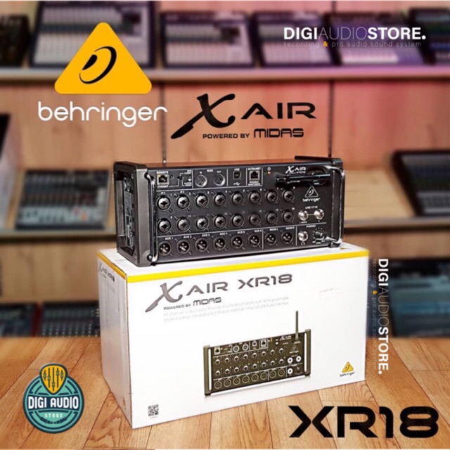 Jual Digital Audio Mixer Behringer XAir XR18 Android PC Laptop with Soundcard Recording