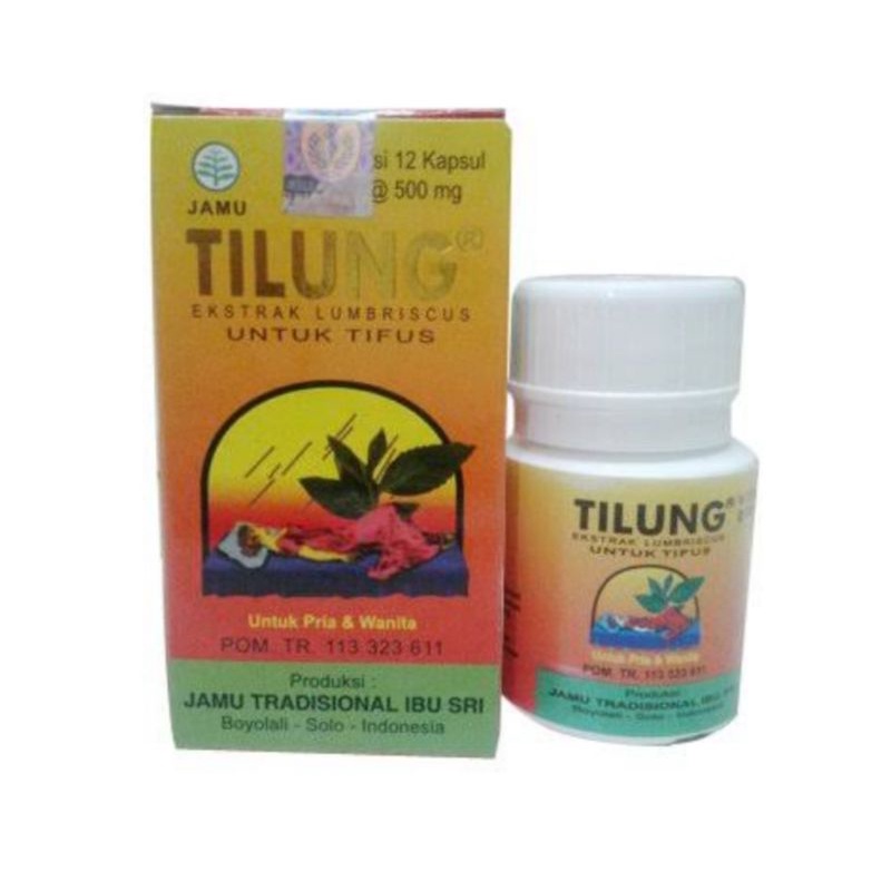 TILUNG ISI 12 KAPSUL -obat cacing