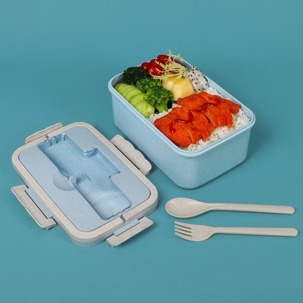 KOTAK TEMPAT BEKAL MAKAN SENDOK SUMPIT LUNCH BOX BPA FREE