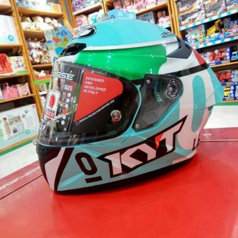 Jual Helm Kyt Tt Course Dalla Porta Leopard Shopee Indonesia