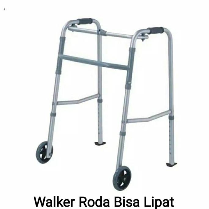 Walker Sella Roda/Alat Bantu Jalan/Tongkat Roda Kaki 4