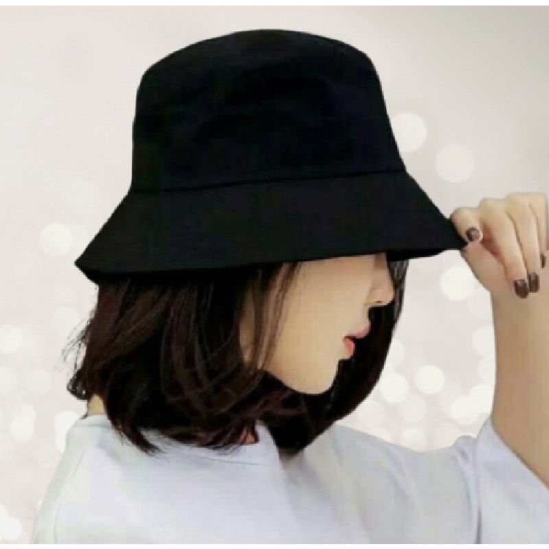 Topi Pria DEWASA Bucket Polos