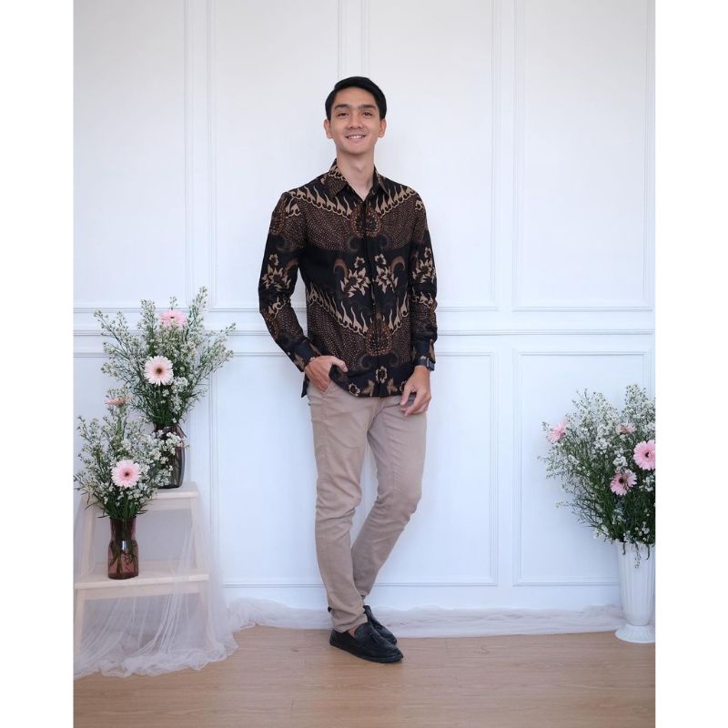 KEBAYA COUPLE Maura Couple - Sania Ruffle Batik Couple Ori Ndoro Jowi DNT Garansi Termurah CP AMANDA