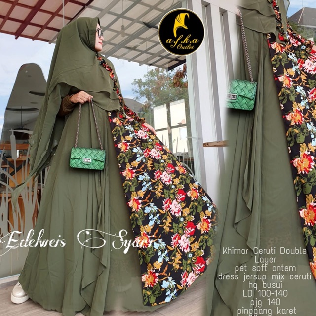 Gamis Edelweis Syari