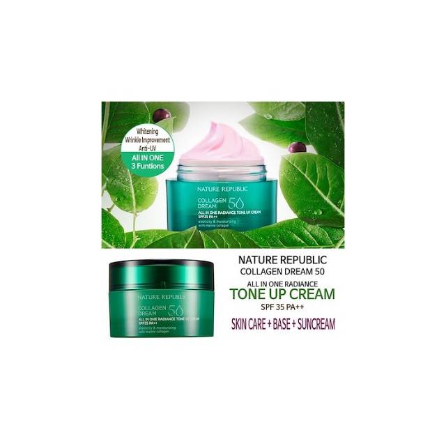 NATURE REPUBLIC Collagen All In One Radiance Tone Up Cream SFP35