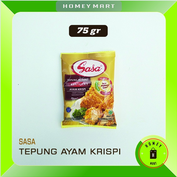 

Sasa Tepung Bumbu ala Kentucky Ayam Krispi Sachet 75 gr