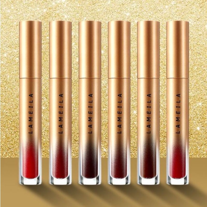 lameila Gold Silky Lipstik