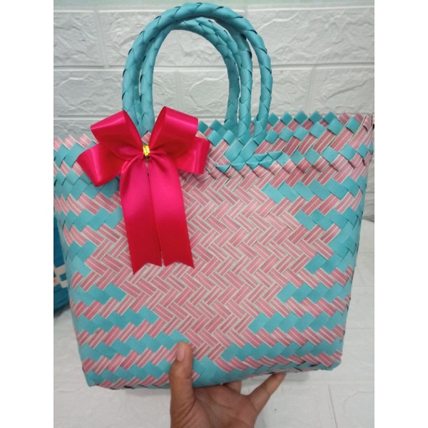 tas anyaman lurik mini, tas hampers, tas murah, tas souvenir