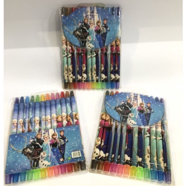

Kerayon Puter Frozen isi 12pcs / Twist Crayon Frozen isi 12pcs
