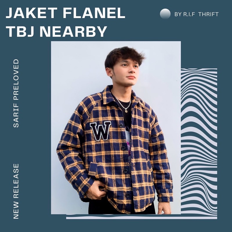 Jaket Flanel TBJ Nearby