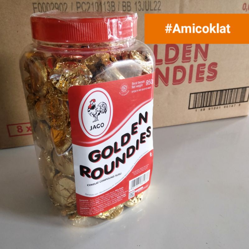 Coklat Coin Jago Golden Roundies 950 gr