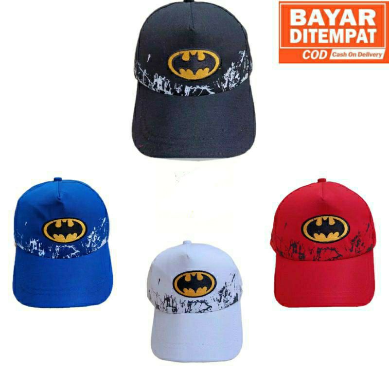 topi batman anak laki-laki usia 3-7 tahun