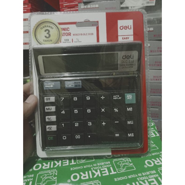 

calculator merk DELI 512 12digit