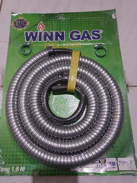 Selang Gas Kompor Winn Gas Premium 1.8 M Meter Fleksibel 1,8m 1,8meter