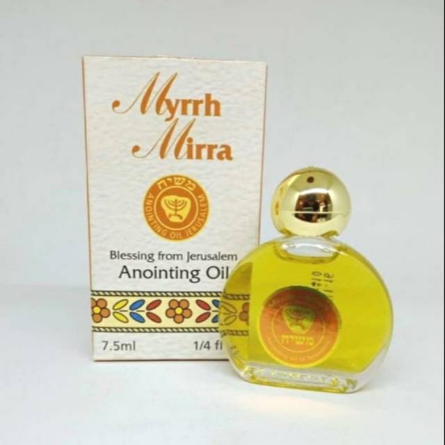 Minyak Urapan MYRRH MIRRA Mur Anointing Oil 7.5ml by Ein Gedi, Israel