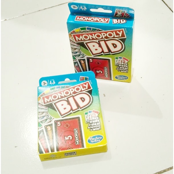 MONOPOLY BID HASBRO CARD GAME | MONOPOLI KARTU