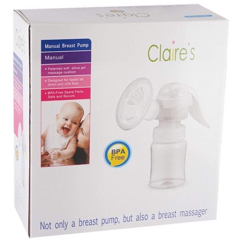 Breast Pump Claire's Manual Pompa Asi GBP A10 Claires