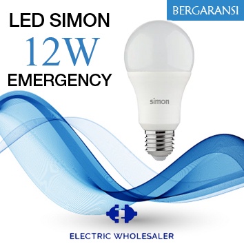 LAMPU LED EMERGENCY BULB SIMON 12W