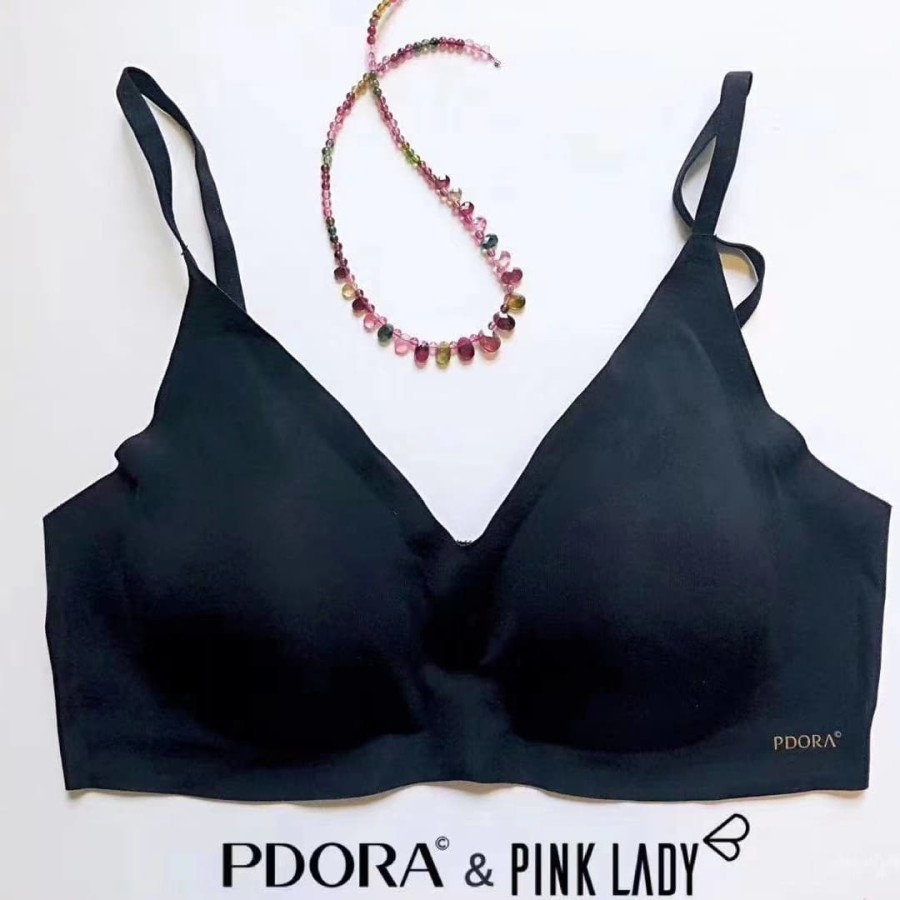 Pdora bra kesehatan / bra sport tali kecil - Hitam