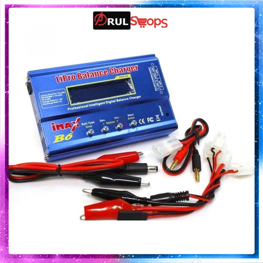 IMAX B6 Charger Baterai LiPo Li-ion Polymer 80W